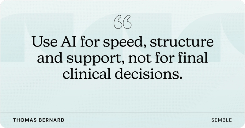 AI in clinic - Quote A