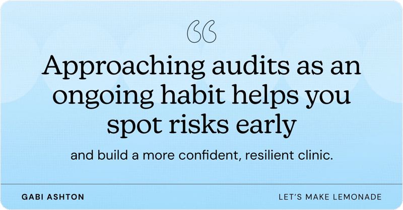 Regular CQC audits - Quote